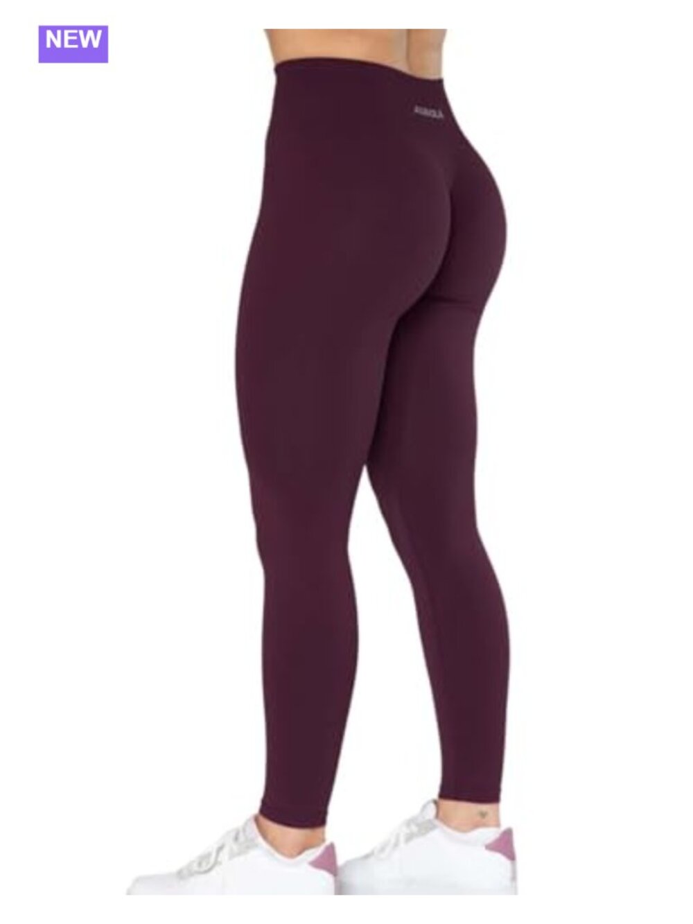 Seamless High Waist Compression Leggings 7/8 Length Tummy Control Gym